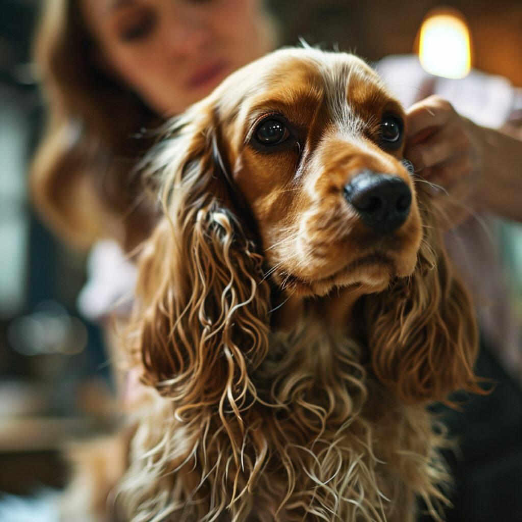 Das Fell des Cocker Spaniel braucht eine intensivere Pflege als das Feel von Kurzhaar Rassen